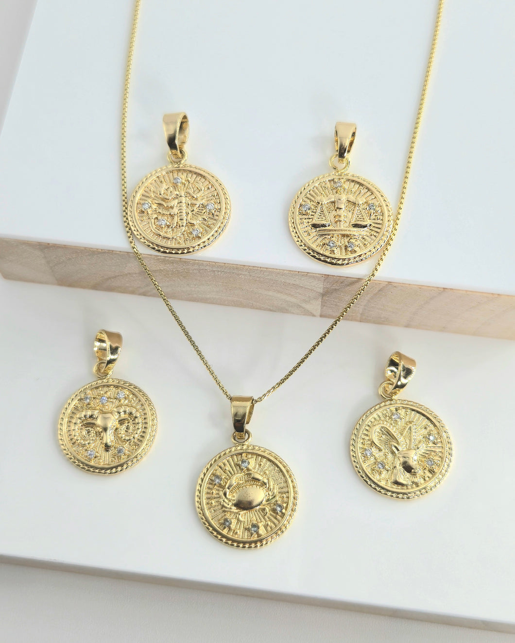 Zodiac Coin Necklace