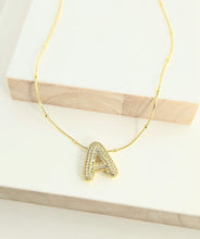 Load image into Gallery viewer, Pavé Initial Necklace
