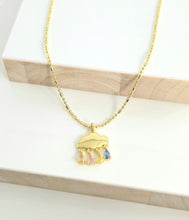 Load image into Gallery viewer, Teardrop Cloud Necklace
