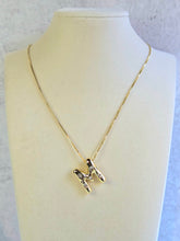 Load image into Gallery viewer, Pavé Balloon Letter Necklace
