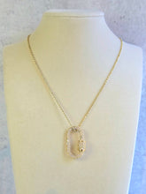 Load image into Gallery viewer, Pavé Carabiner Necklace
