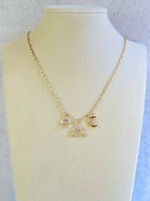 Load image into Gallery viewer, Baguette Rainbow Necklace
