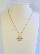 Load image into Gallery viewer, Pavé Compass Necklace

