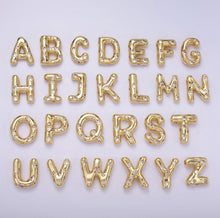 Load image into Gallery viewer, Pavé Balloon Letter Necklace
